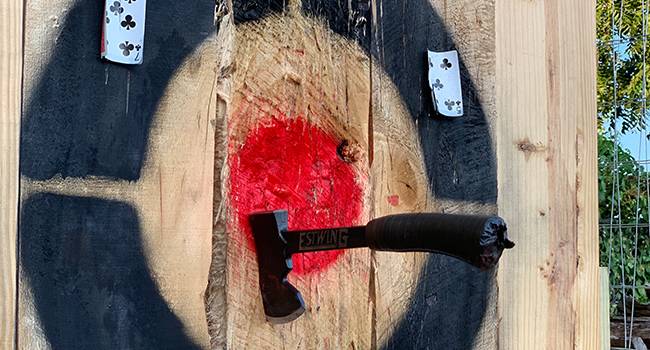 Competitive Axe Throwing